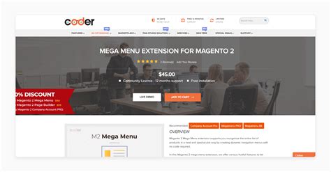 mega menu magento 2